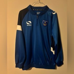 Youth Sondico Portsmouth FC Quarter Zip Warmup size YXL